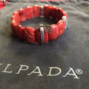 Silpada Carved Sponge Coral Bracelet